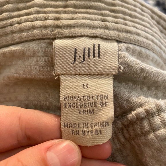 J. Jill Unique Vintage Pinstriped Pants - Picture 3 of 3